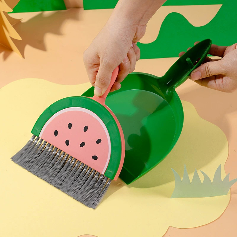 1pc mini koster og feiebrett sett kost feiebrett børste skrivebord rengjøring rengjøring søppel spade for hjemmet stue bord camping