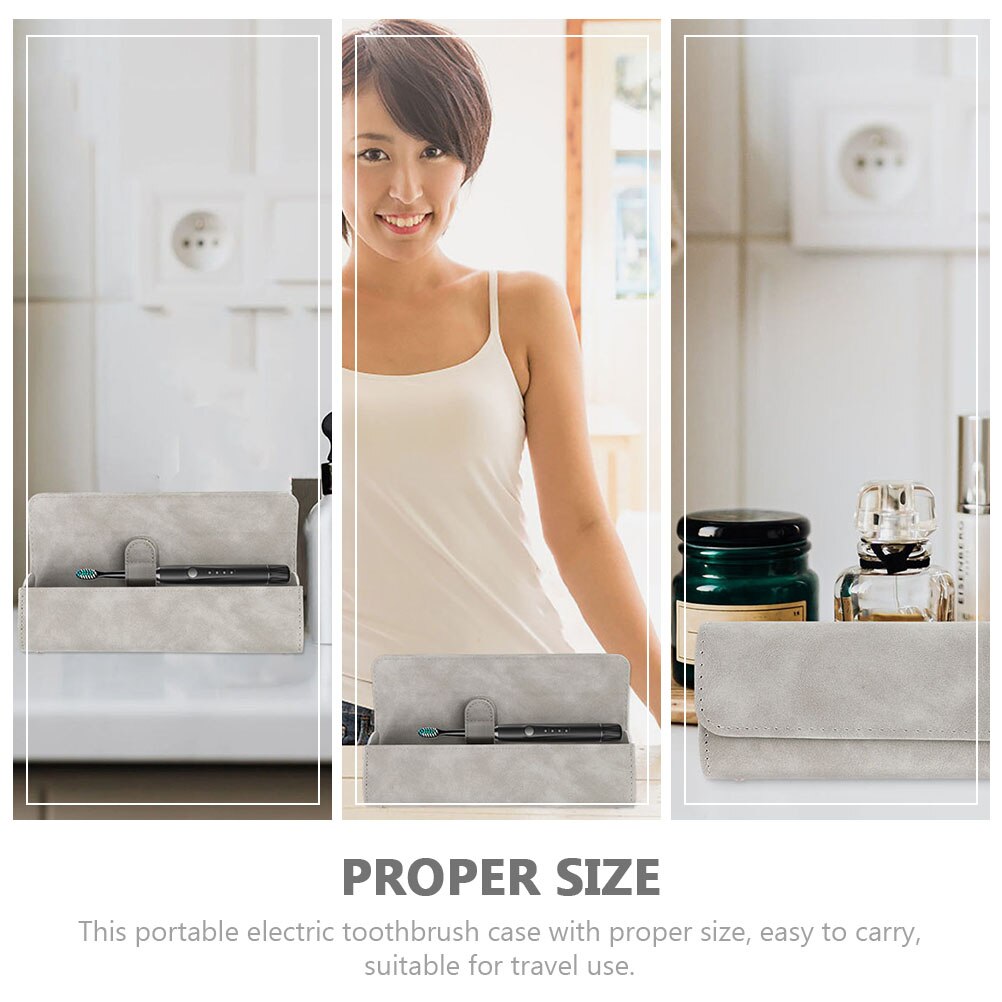 2Pcs Duurzame Elektrische Tandenborstels Zakjes Draagbare Tandenborstels Gevallen