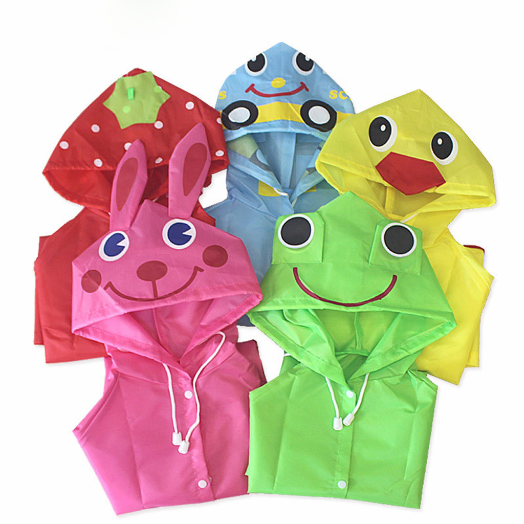 Chubasqueros para niños de 2 años-8 años de edad, chaqueta de lluvia para niños y niñas, impermeable con capucha de dibujos animados, piloto de lluvia largo #30