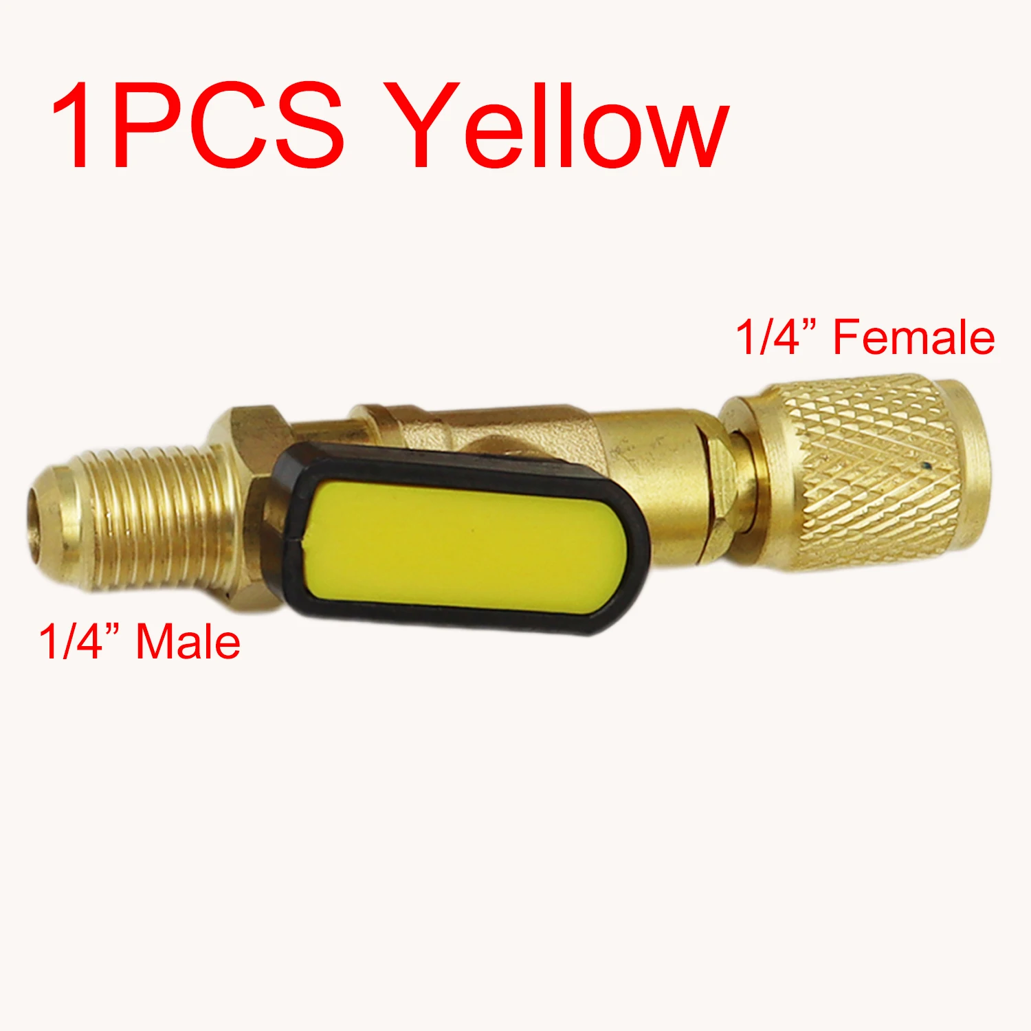 Válvula de seguridad de dosificación líquida R22, válvula de refrigerante de baja presión para aire acondicionado automotriz, accesorios fluorados: Oro