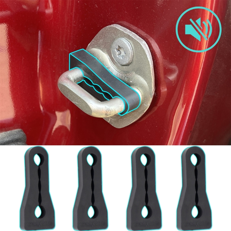 Y1UB Auto Accessory Car Door Lock Sound Deadener Damper Buffer Car Door Damper Buffer Deaf Soundproofing Seal