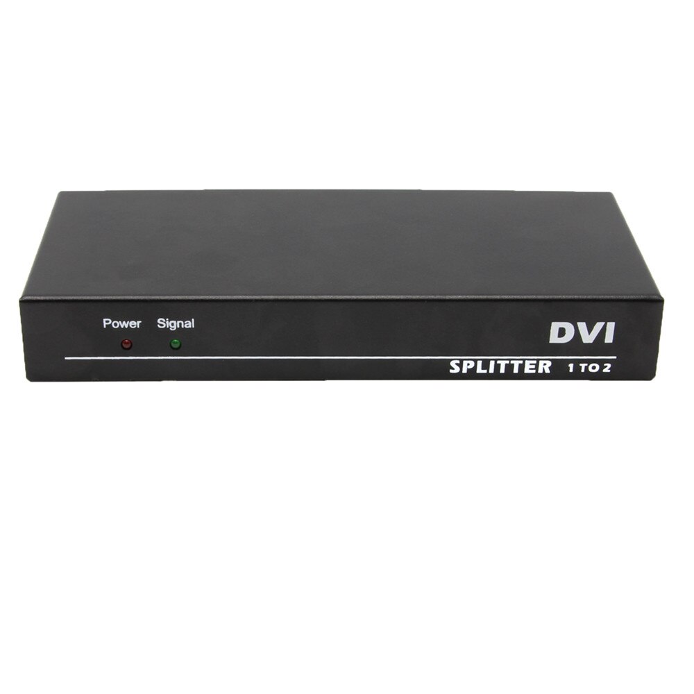 2 Ports DVI Splitter 1x2 dvi Adapter Distributor,Dual link Dvi-D 29-pin Female Connector For CCTV Monitor Camera Multimedia STB