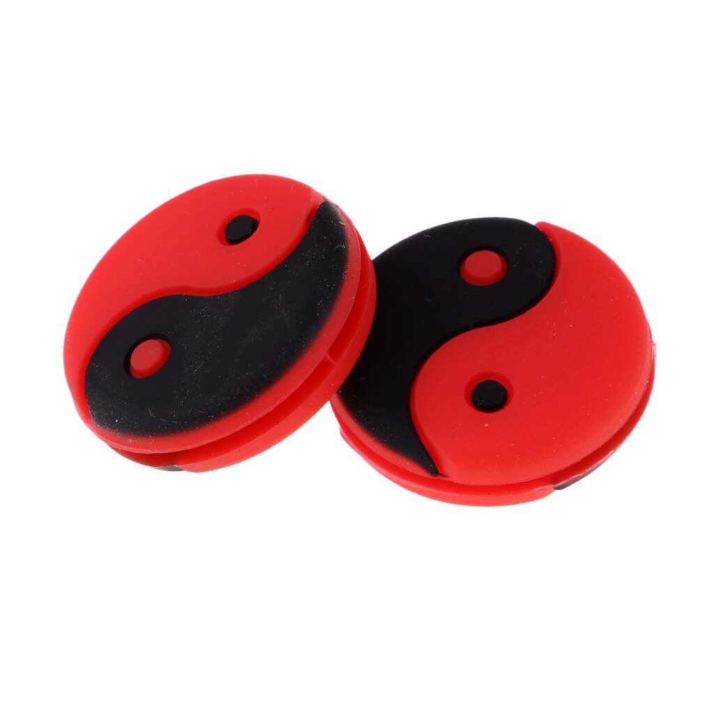 Sunnimix 2 Pieces Tai Chi Tennis Racquet Shock Absorber Shockproof Vibration Dampeners Damper