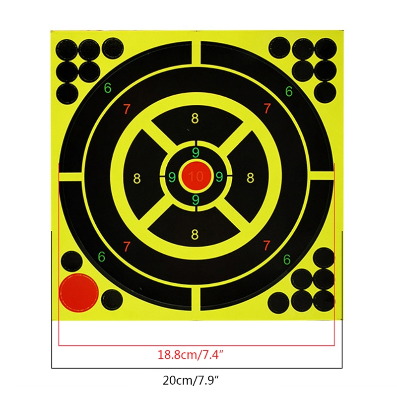 25Pcs Long&amp;Short Range Shooting Self Adhesive Shooting Targets Stickers Outdoor