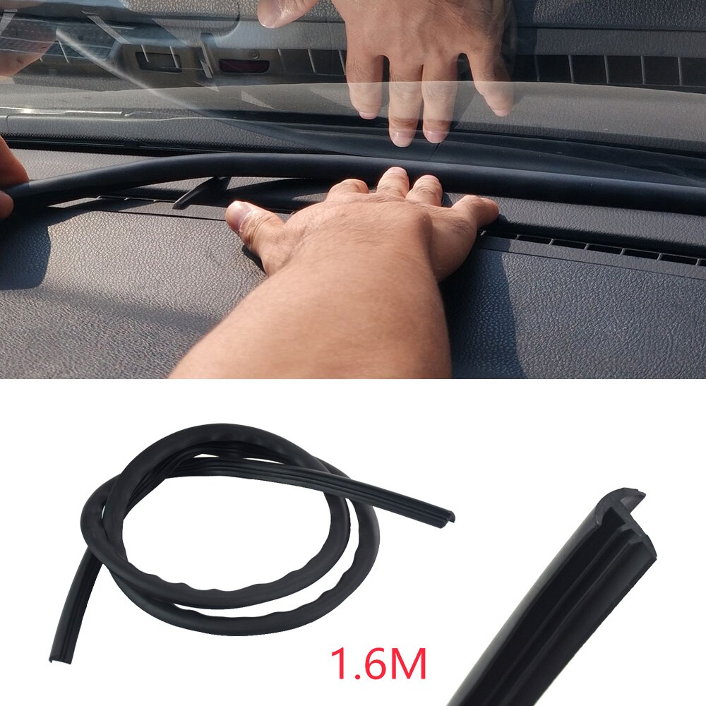 Bande d&#39;étanchéité en caoutchouc Anti-bruit pour pare-brise de voiture, 1.6M, Type T, isolation phonique
