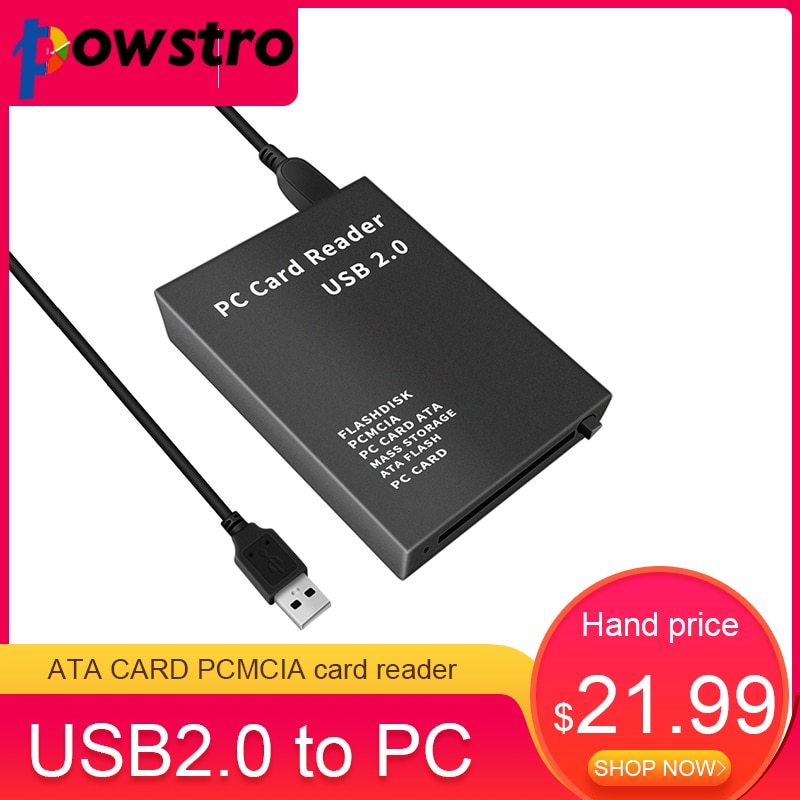 Pcmcia kortläsare stöd 20mb-20g stor kapacitet minneskort läsning ata kortläsare pc kortläsare usb port