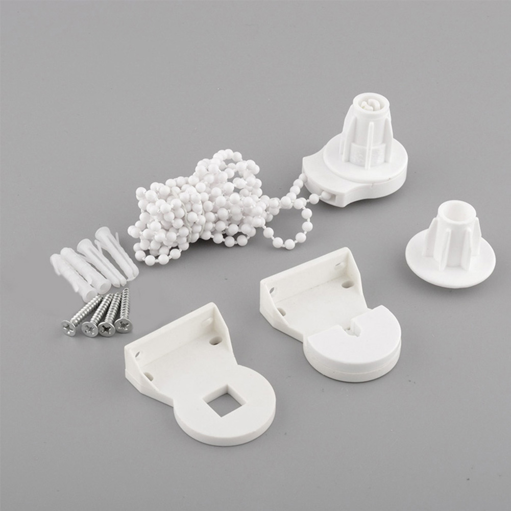 Plastic Roller Blind Shade Clutch Bracket Cord Chain 2m Long Bead Chain for 25m Tube Curtain Rolling Holder Clip Accessories
