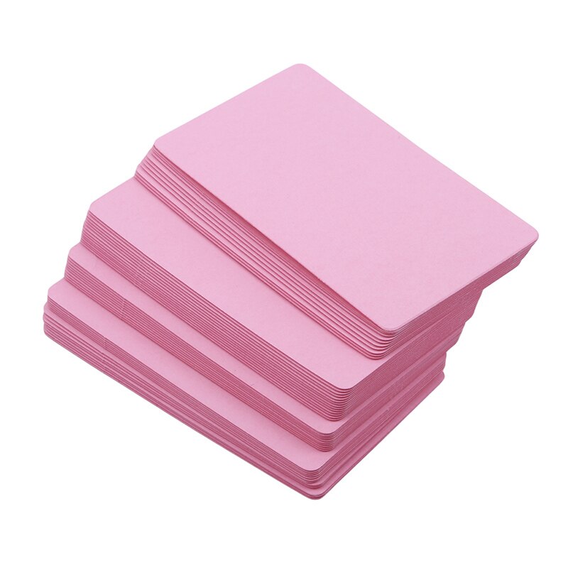 100 sztuk kraft papier słowo karta puste wizytówki wiadomość notatka impreza prezent kartki z podziękowaniami etykiety zakładki karty robić nauki