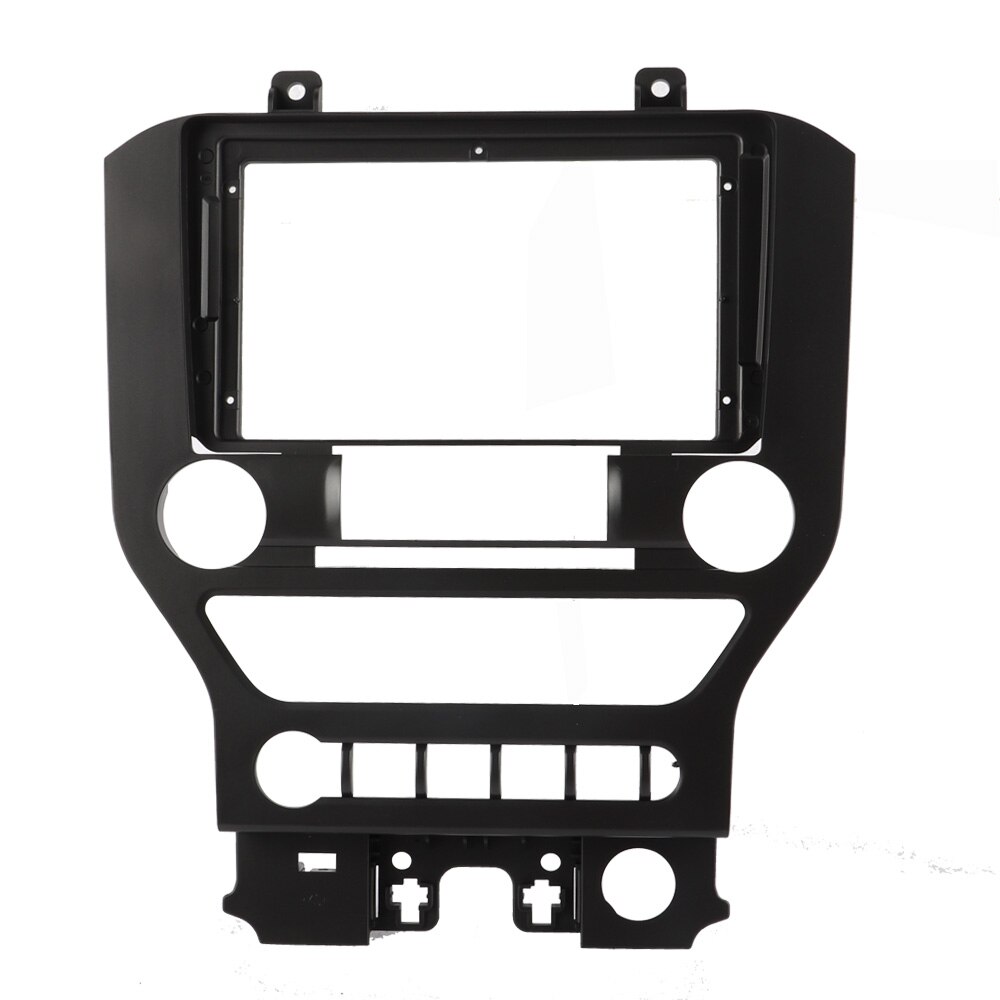 Embellecedor doble Din para coche Ford Mustang, marco de salpicadero de montaje de DVD, navegador, Radio, Android, 9 pulgadas, ABS, color negro,