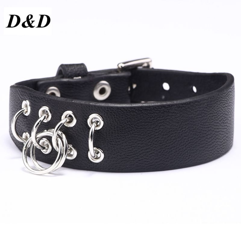 D &amp; D Zwart Lederen Touw Armband Vintage Wrap Polsband Lederen Armbanden Voor Vrouw Accessoires