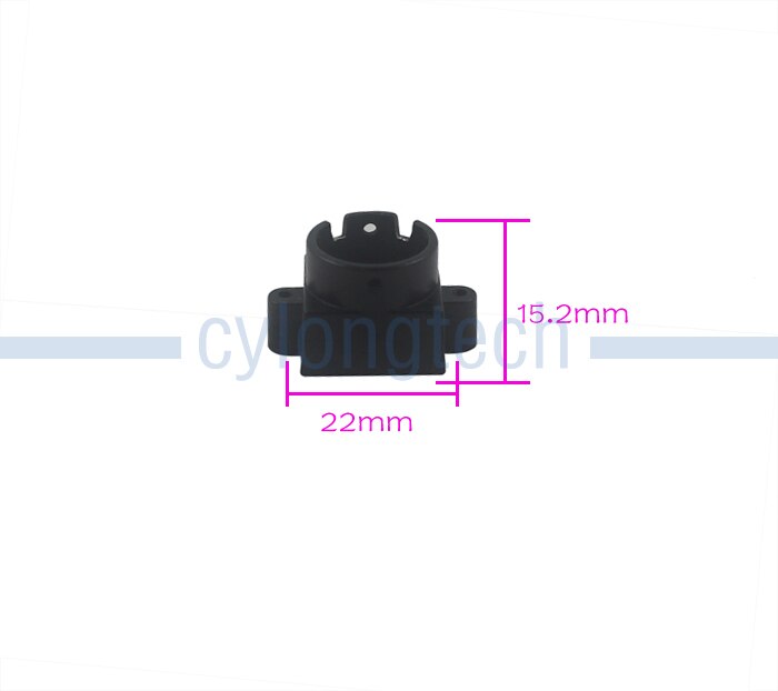 Montura de lente de metal M14 montura de lente de cámara soporte de lente CCD paso fijo 22MM.CY-m14