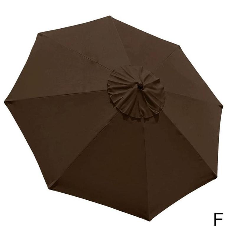 Outdoor Umbrella Replacement Canopy For 8 Ribs Dia Patio Sunshade Parasol Top Canopy Cover For Yard Garden Patio Beach P K5g1: coffee