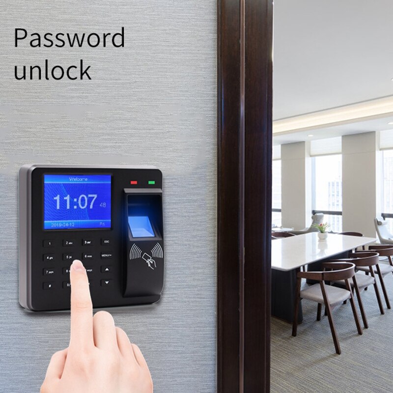 M10 Security Alarm Fingerprint Door Access Control Machine with LCD Sn Smart Door Bell