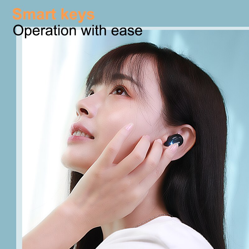 U8 TWS Bluetooth 5.0 Écouteurs Sans Fil Casque 9D Stéréo Sport Étanche Écouteurs Casques Avec Micro et Batterie Externe
