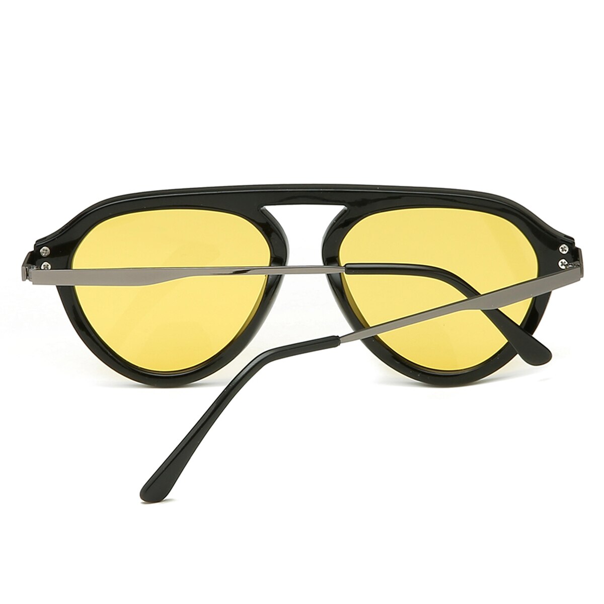 Unisex flat top solglasögon oversized  uv400 glasögon glasögon solglasögon för kvinnor män