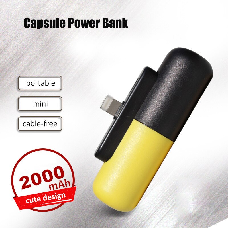 Capsule Mini Power Bank For Xiaomi Redmi Magsafe Powerbank compact for iPhone Samsung Huawei Portable Poverbank Battery Charger