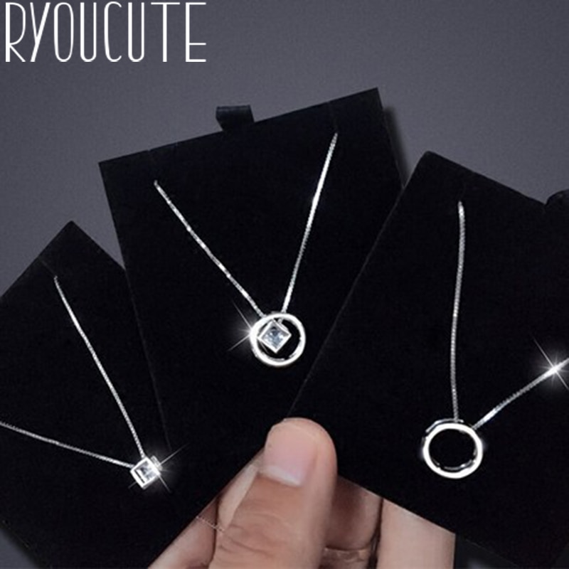 Bohemian Trendy Zilver Kleur Cube Box Kettingen Voor Vrouwen Lange Kettingen Choker Kettingen Bruiloft Sieraden