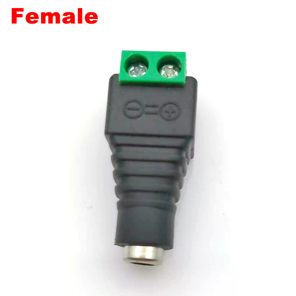 5pc 5.5mmx2.5mm 3.5mmx1.35mm Female Male DC Power Plug Adapter Female Plug Jack Adapter Connector Male Plug Socket