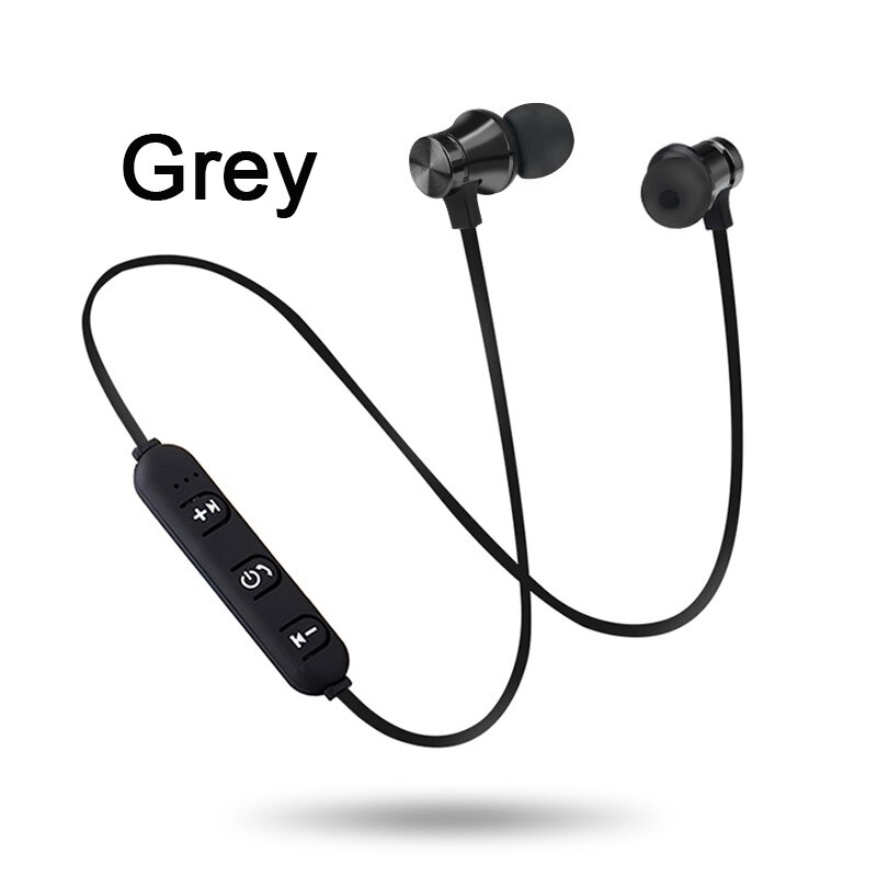 Draadloze Hoofdtelefoon Voor Huawei Honor 10 9 Lite 8X V10 8C 7A Pro Ru 7X 7C Nova 7i 7 6 se 5i Pro Bluetooth Oortelefoon Voor Smart Telefoon: Grey