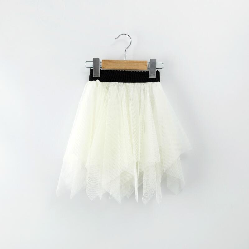 Vår høst sommer barn danser tutu-skjørt barnefest bursdagsskjørt baby småbarnsklær prinsesse skolejenter skjørt underdeler: Beige / 18m