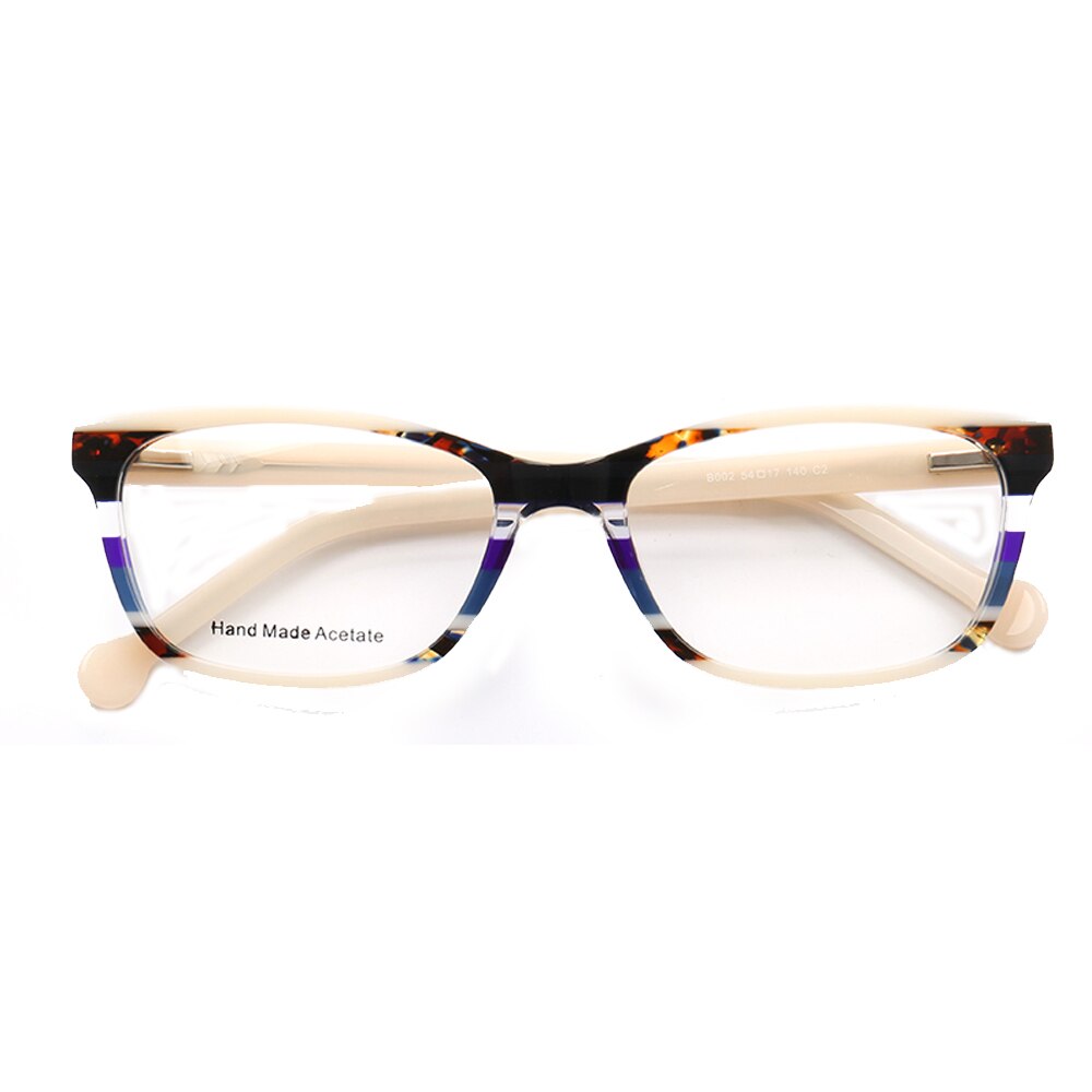 Óculos feminino olho de gato, armação clássica para mulheres, quadrado, aro completo, óculos rx, óculos leve, acetato