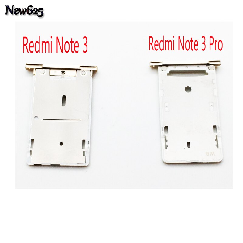 originale nuovo Sim fessura per Lettore di Schede Supporto Porta per xiaomi Redmi Nota 3/ Redmi Nota 3 pro Sim carta lettore di schede di Presa Vassoio di fessura per Supporto