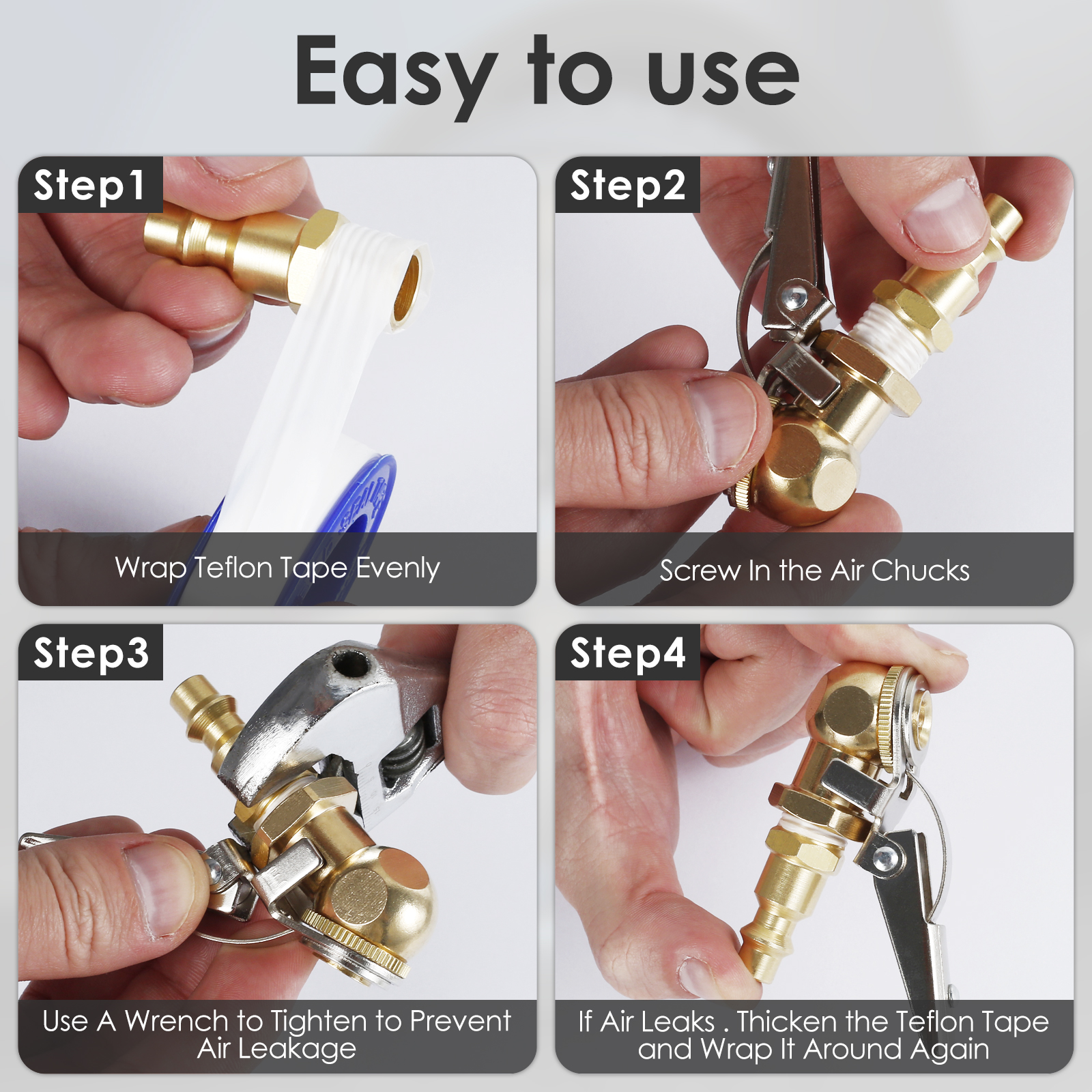 2Stck abgeschlossen Ball Reifen 1/4 zoll FNPT Langlebig abgeschlossen fließen Reifen Inflator Luft Auto Reifen Luft Futter Inflator pumpe Ventil Stecker