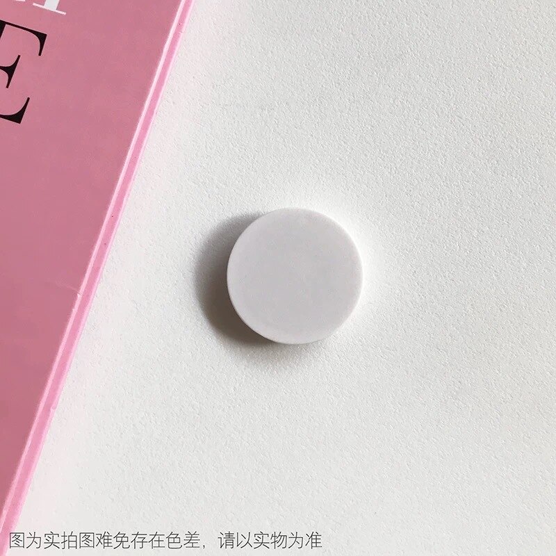 Universal Colorful Airbag Stand Mobile Phone Accessorie Pocket Holder Round Shaped Bracket Mount for IPhone 11 X Samsung Huawei: 13 White