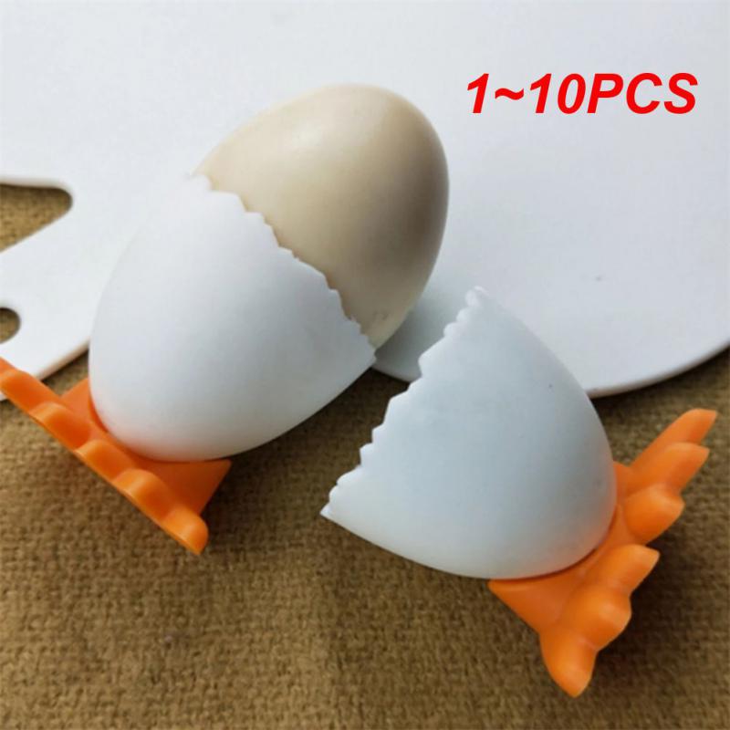 Bandejas para huevos, estante para desayuno, creativos, vajilla de dibujos animados para el hogar, tazas de huevos, utensilios de cocina para niños, 1 ~ 10 Uds.
