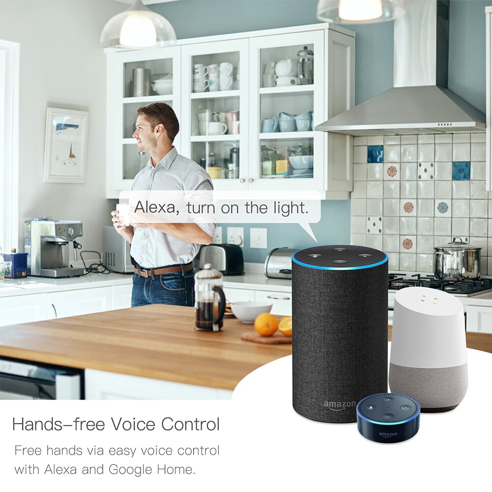 Interruptor de luz inteligente con WiFi/Bluetooth, temporizador Universal, Control remoto inalámbrico con aplicación Smart Life, funciona con Alexa y Google Home