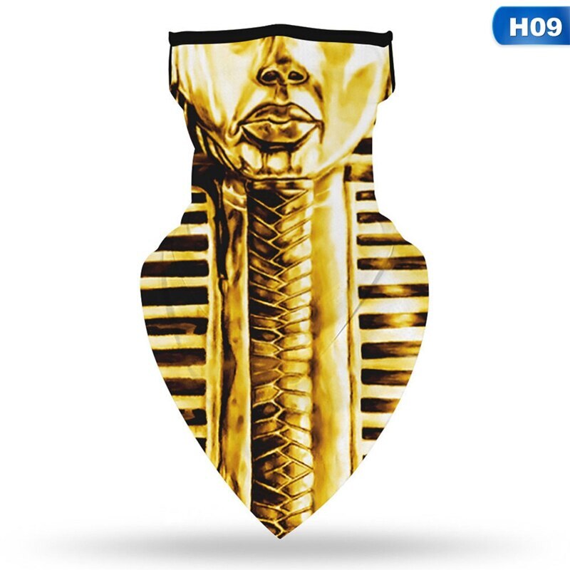 Unisex Bandana Tube Head Scarf Neck Gaiter Face Shield Mouth Cover Triangle Mask Outdoor Breathable Bike Bicycle Motorcycle: H09