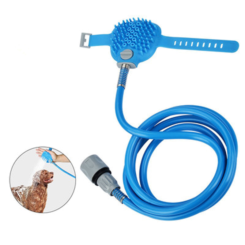 Huisdier Kat Hond Schoonmaken Bad Douchekop Apparaat Multi-functionele Kam Water Sproeier Brush Grooming Massage Voor Grote Honden kat Kam