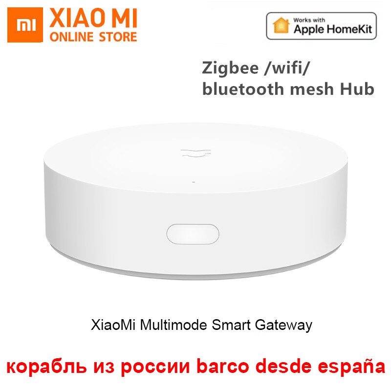 Xiaomi Norma Mijia Casa Intelligente Sensore Multifunzionale BLE Gateway 3 Sistema di Allarme Intelligente On-Line Radio Luce di Notte Campana 2020 Più Nuovo