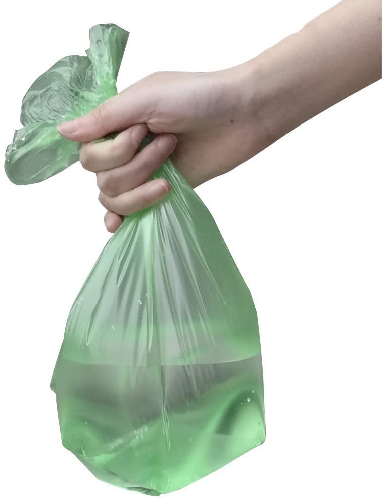 Bolsas de basura para excrementos de perro degradables, a prueba de fugas, bolsas para excrementos de mascotas, bolsas limpias para recoger perros de compañía