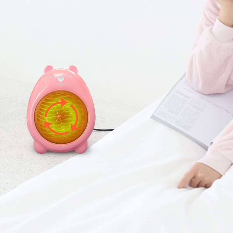 Mini Heater Portable Electric Space Heater Home Office Desktop Air Heater Remote Quick Heat Thermostat