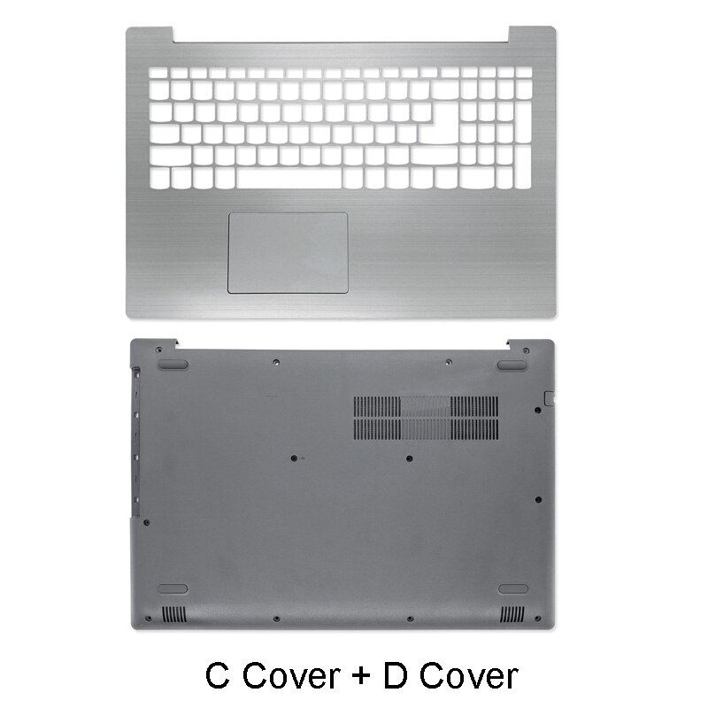 Coque de téléphone Lenovo IdeaPad 330 – 15,-15isk, 330-15ABR, 330-15IKB, avec repose-paume, couvercle de charnière, couleur argent