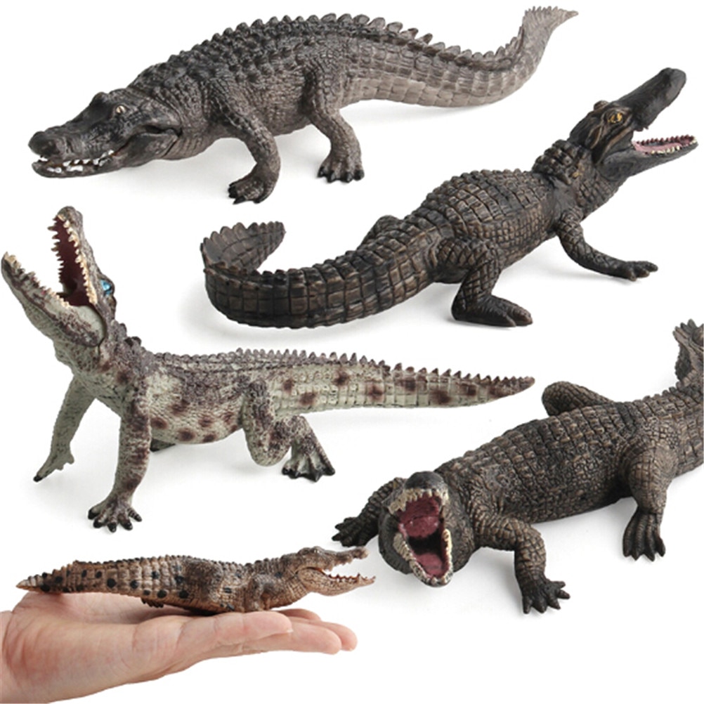 1pcs Halloween Realistische krokodil Rubber Speelgoed Safari Tuin Props Joke Prank Ongeveer en Gag Spelen Grappen Speelgoed