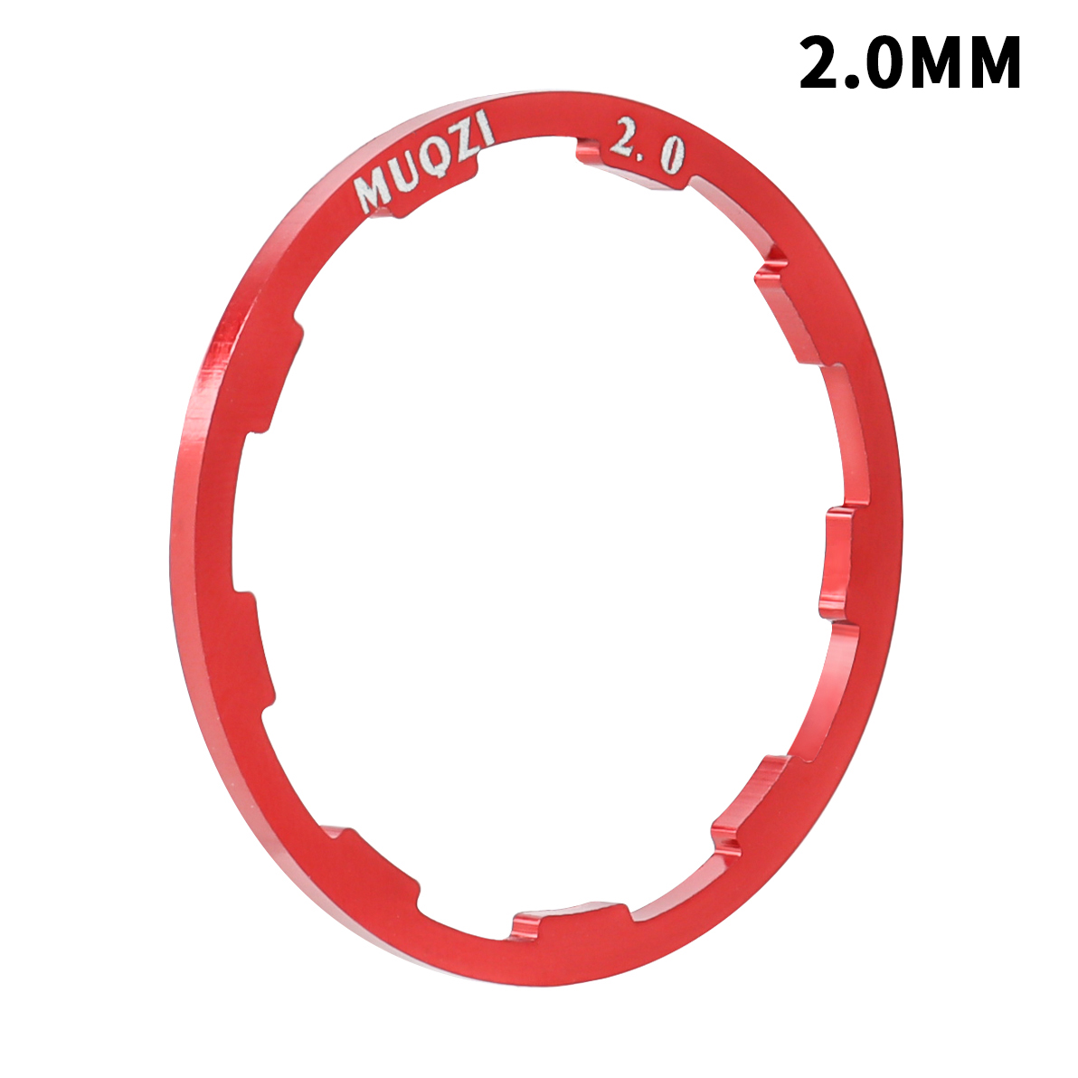 MUQZI-arandela de buje de bicicleta de montaña, 1mm, 1,5mm, 1,85mm, 2mm, 2,18mm, 2,35mm, 2,5mm, junta para 7 8 9 10 11 12 velocidades, espaciador de volante de Cassette: violet