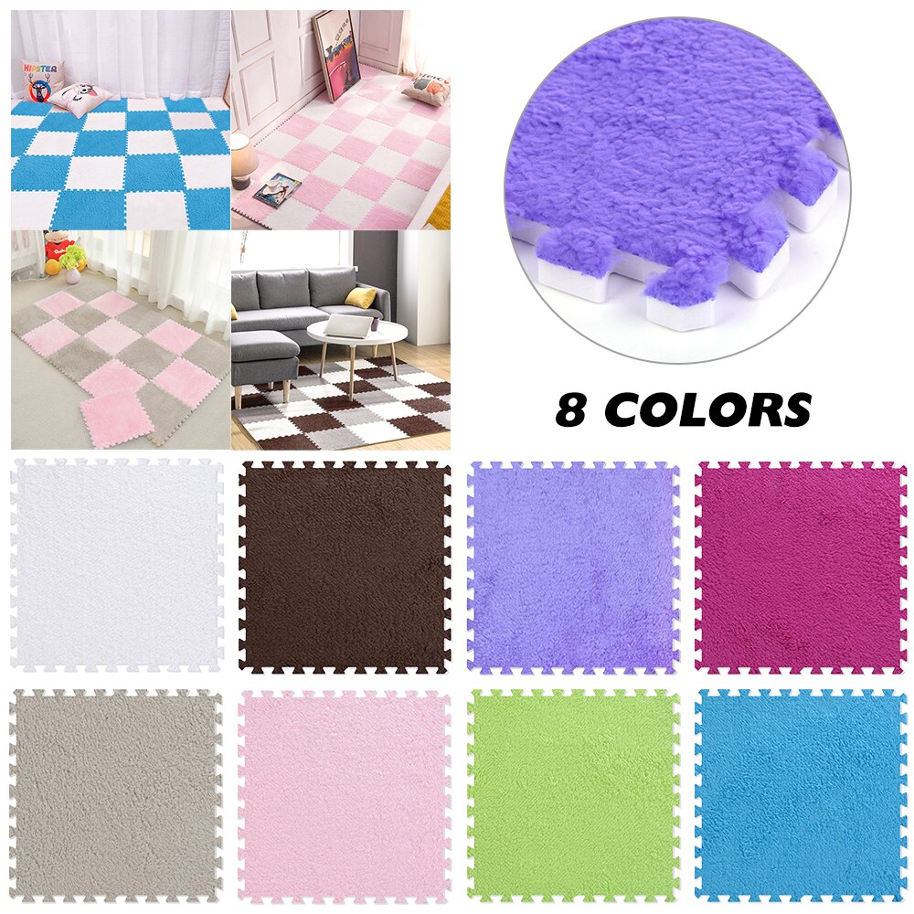 30*30Cm Puzzel Mat Baby Speelkleed Splicing Slaapkamer Zachte Vloer Magic Patchwork Tapijt Splice Woonkamer Slaapkamer pad