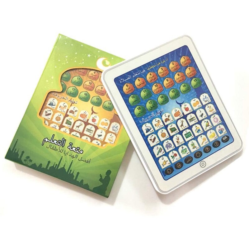 Arabische leermachine, kinderen leren, puntlezen, puzzel, vroegschoolse educatiemachine