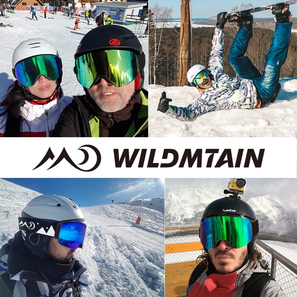 WILDMTAIN Best Ski Goggles Snowboard Dual Layers Anti fog Skiing Snow Goggles, UV Protection Ski Glasses for Men Women Youth
