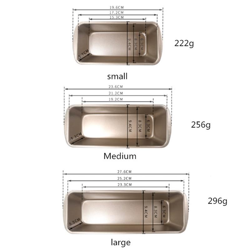 Loaf Pan Non-toxic Rectangular Nonstick Bread Baking Pan Bread Pan DIY Non Stick Pan Baking Supplies for Home