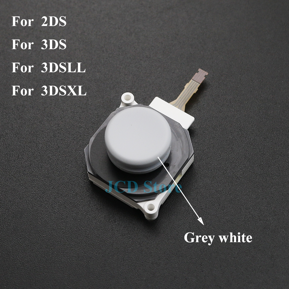 Original 3D Analog Joystick Thumb stick replacement for Nintend 3DS 2DS XL 3DS XL for 3DS XL LL 2DS XL LL Console: WHITE