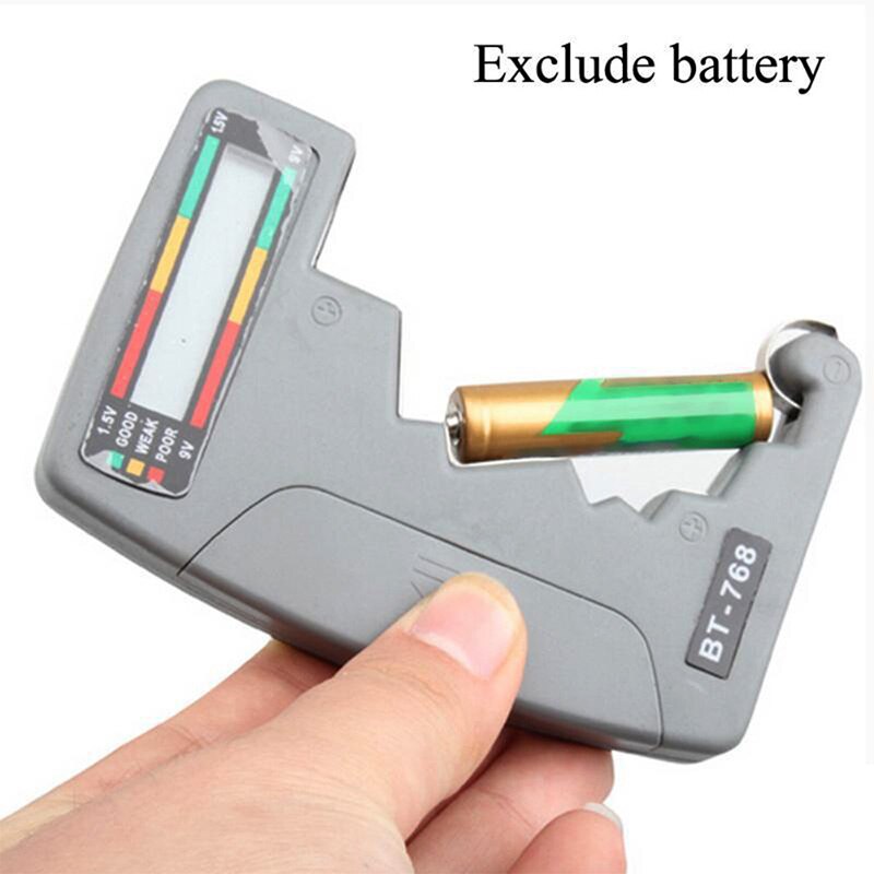 Digital Battery Tester Battery Measuring Instrument Pointer Battery Level Indicator Dry Battery Tester Not Included Battery