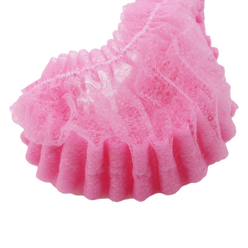 100 PCS Disposable Cap Hat Dust-proof Strip Hood Beauty Salon Cap Protection Cap Bathroom Supplies Gadgets