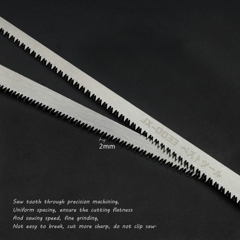 Heavy Duty Extra Long 9\" Blade Hand Saw for Tree Pruning Wood Camping Carpenter M0XD