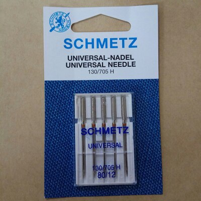 5 stücke SCHMETZ UNIVERSAL Nadeln HA x 1,130/705H,15x1 Größe #9 #11 #12 #14 #16 #18 1 für sänger juki brother bernina 8er pfaff: NO12 80 / 5PCS