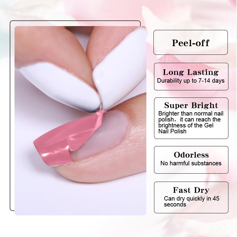 Geboren Pretty Nagellak Peel Off Nagellak Nail Kleur Voor Nail Art Manicuring 6Ml Matte Effect Nodig matte Jas