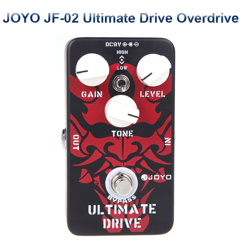Joyo jf -02 ultimate drive overdrive guitar effekt pedal analog delay guitar pedal vintage overdrive guitar tilbehør dele