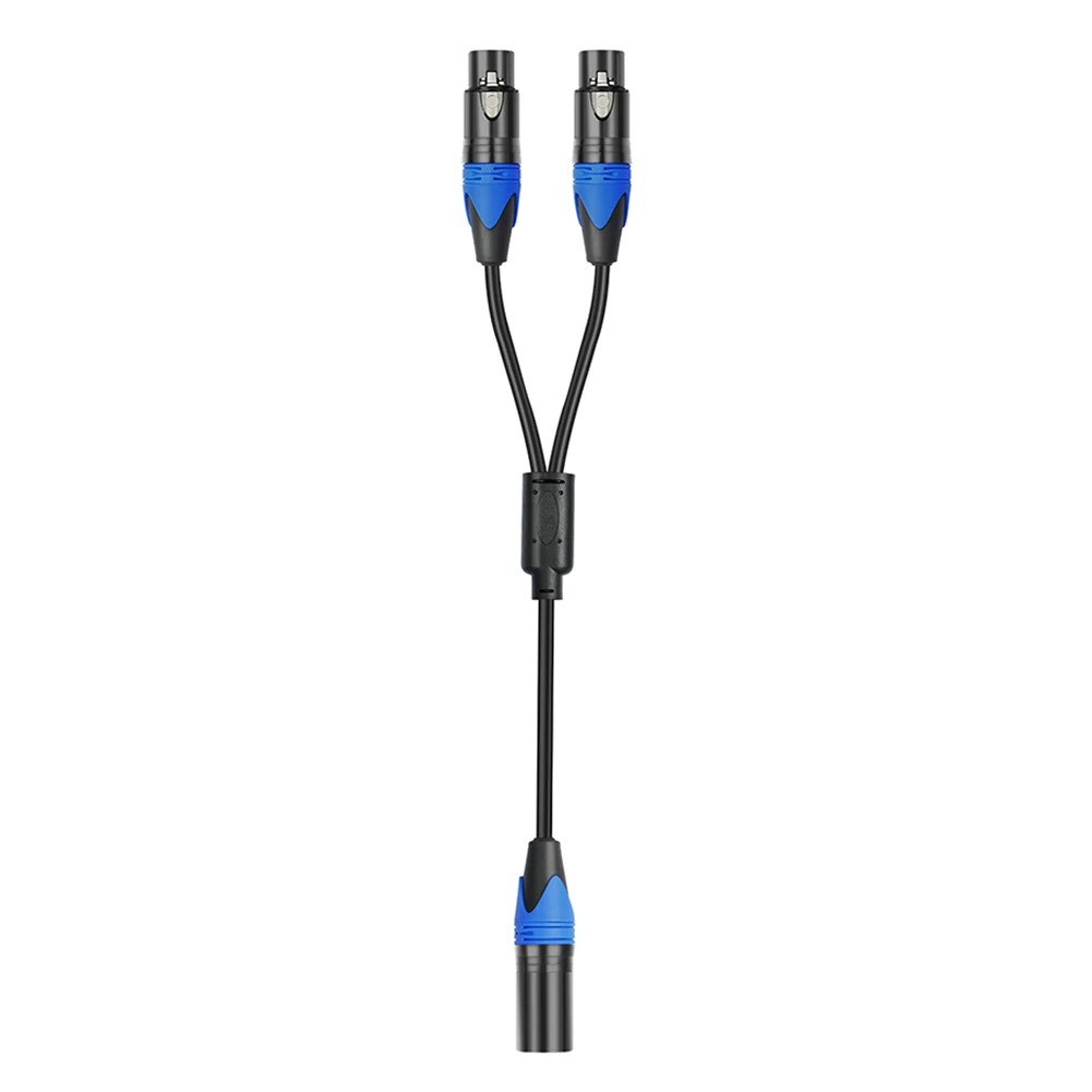 50cm xlr Splitter kabel 1 xlr Buchse zu 2 xlr Stecker xlr y Splitter kabel Mikrofon Splitter kabel für Verstärker mischer